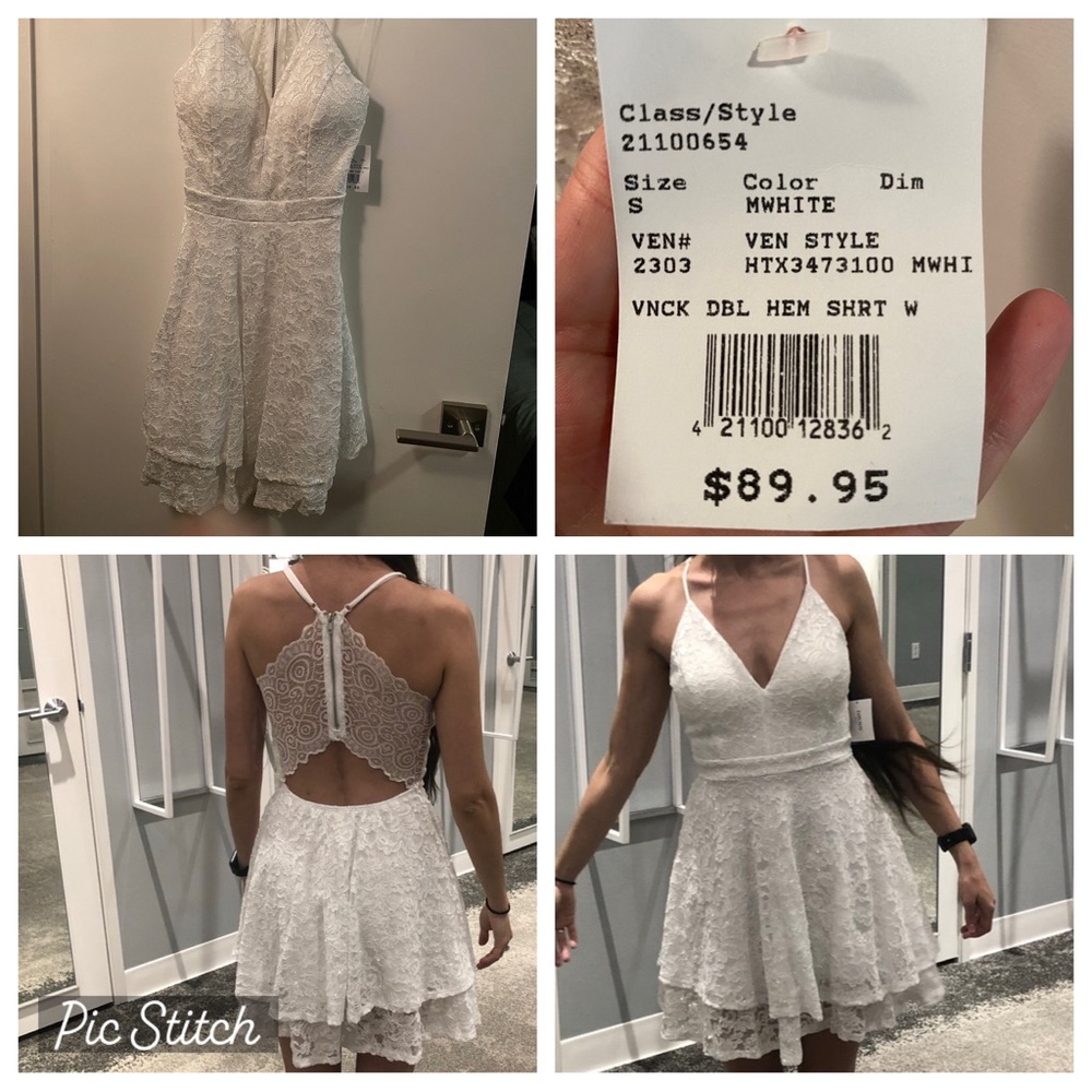 David’s bridal white dress NWT